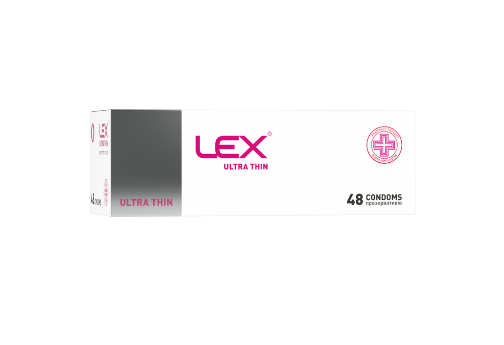 Презервативы Lex Ultra thin ультра тонкие, 48 шт