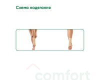 Бандаж на гомілковостопний суглоб Медтекстиль 7101 еластичний, середньої фіксації, розмір S